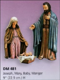 Nativity Scene - Joseph, Mary, Baby Jesus